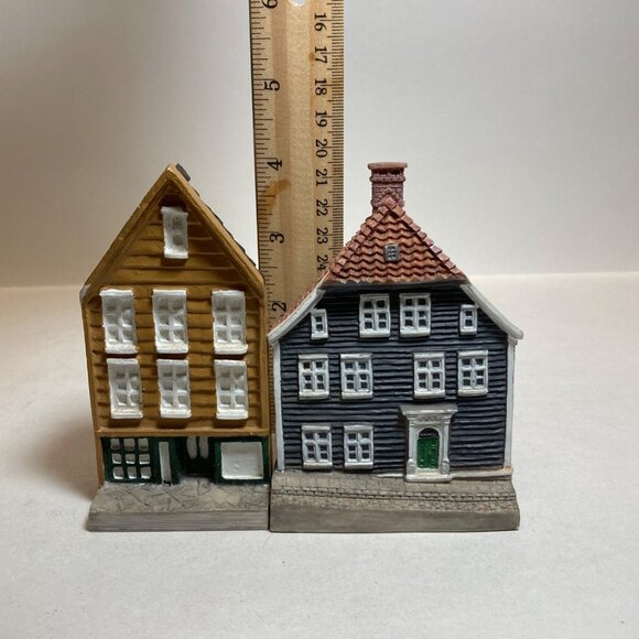 Vintage Ceramic Dutch Houses Stamped on Bottom Decorative Unknown Brand? - Picture 8 of 8